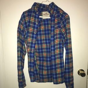 Men’s Hollister Multicolored Flannel